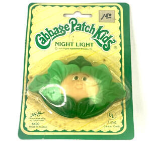 Vintage Cabbage Patch Kids Night Light Nite Lite Working 1984 80s NEW SEALED NOS